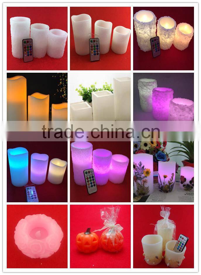 dancing flame led candle lights with 18- key remote control