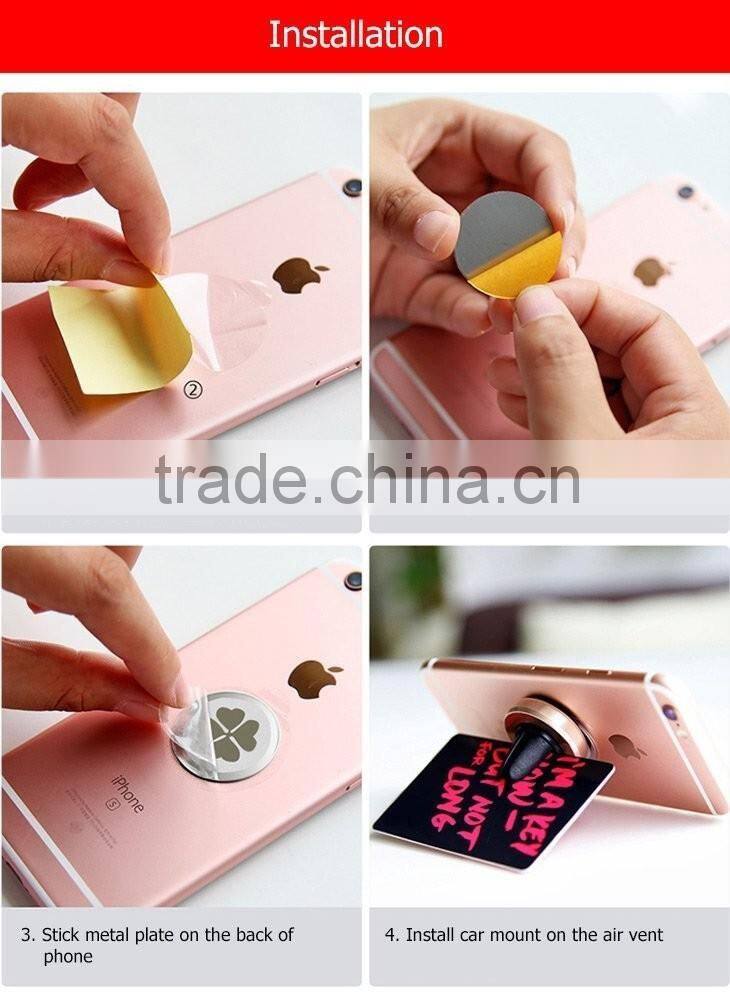 360 Degree Dotation Magnetic Air Vent Mount for Mobile Holder Air Vent Mount