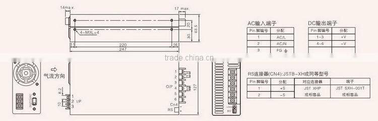 SE-600-12 600W 12V 50A designer hotsell 12v dc led power supply