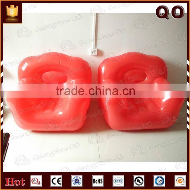Custom color floor inflatable sofa inflatable air cushion sofa