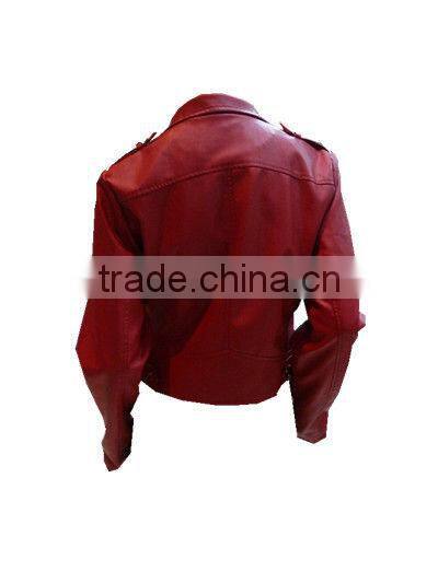 ladies' fashion jacket,ladies' pu jacket, women's jacket