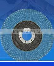 5" 125x22mm T27 zirconium coated abrasive flap disc for Inox