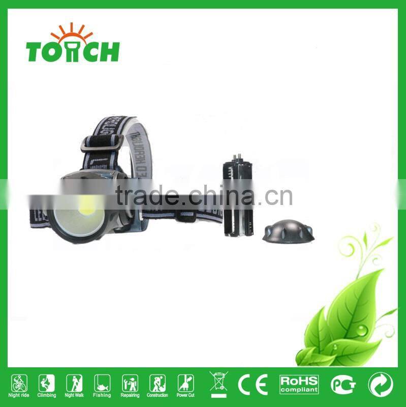 Super bright COB headlamp bike lights LED headlight factory sale directly