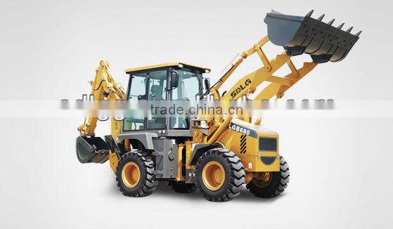 SDLG backhoe loader
