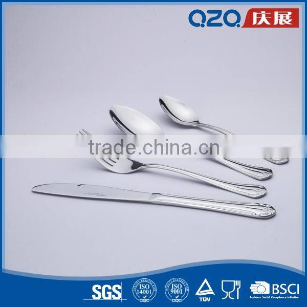 Dishwasher-safe cuttlery set for the home kitchen dining flatware