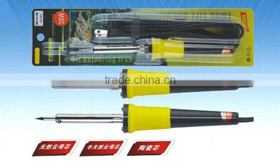 2014 new product high quality plastic handle long life instant heat soldering iron