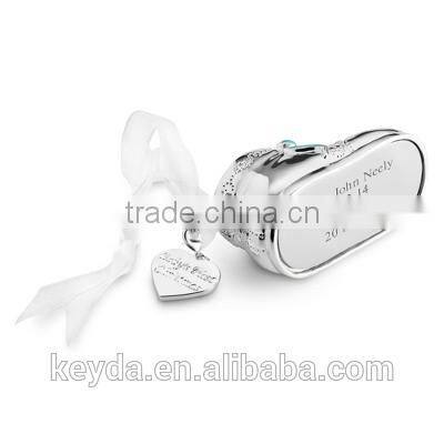 metal Baby shoes Christmas ornaments