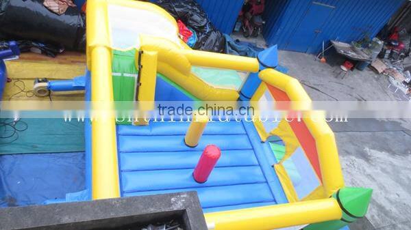 Best selling commercial Inflatable crayon Combo / inflatable crayon bouncer