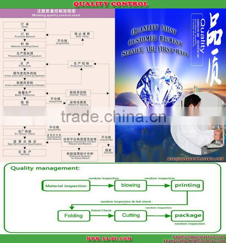 large plastic star sealed garbage bag on roll