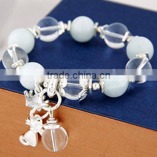 2015 fashion bracelet jewelry, bracelet for sale, crystal bead bracelet