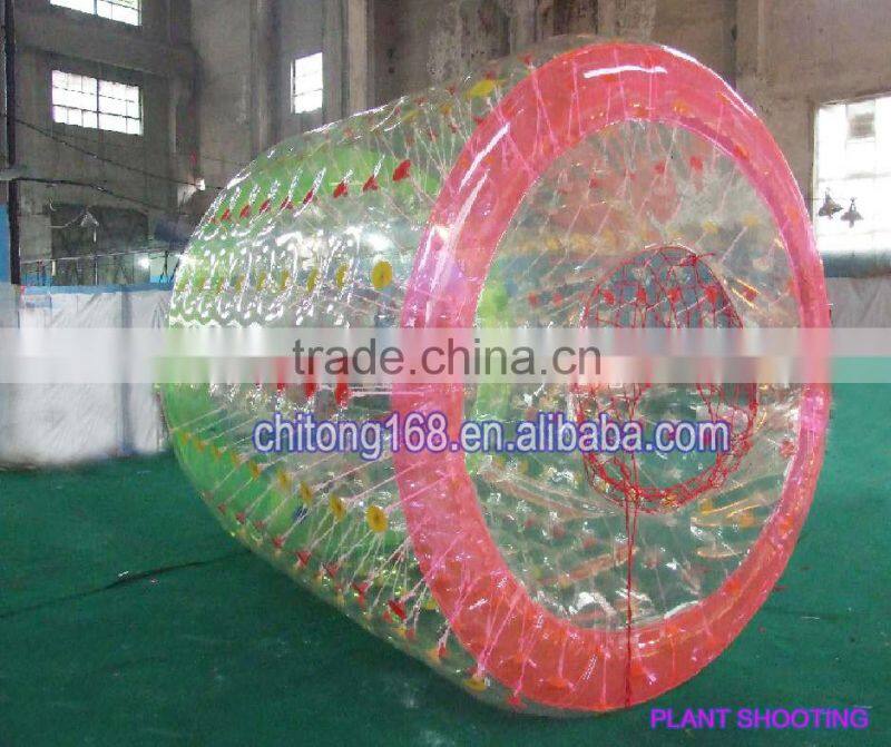 thumbs up transparent water bouncy roller