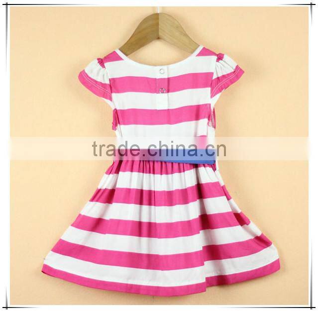cotton 2015 summer child clothes girls dress baby princess sleeveless striped dresses children clothing From Guangzhou Baiyun