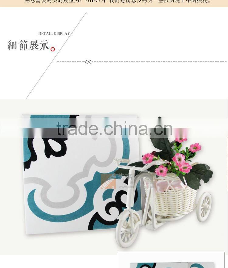 20*20mm first choice glazed porcelain antique tile flower pattern ceramics tile