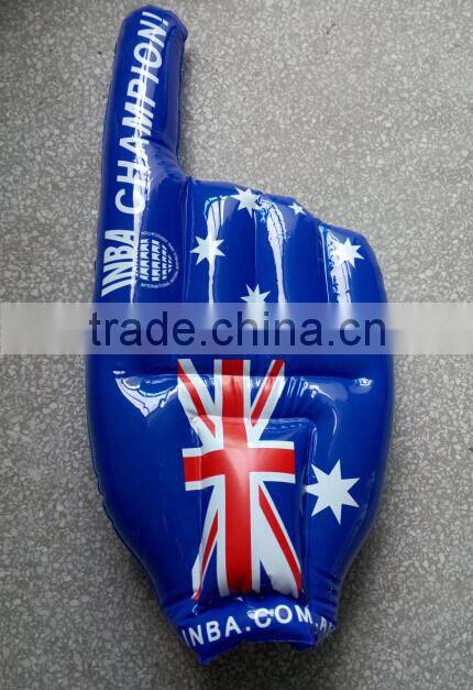 cheap promotional inflatable pvc finger hands