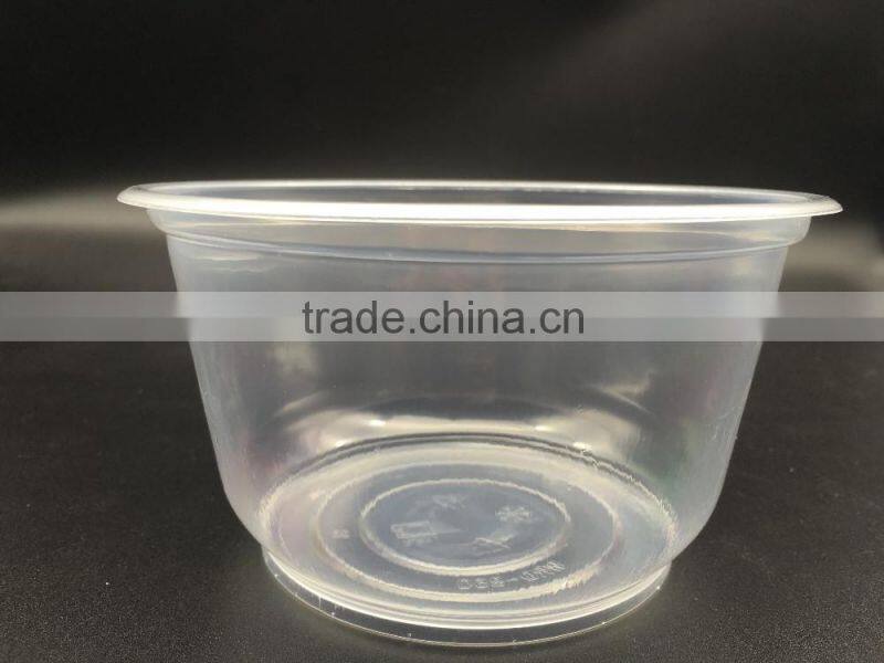 wholesale 850ml environmental plastic food restaurant packaging container