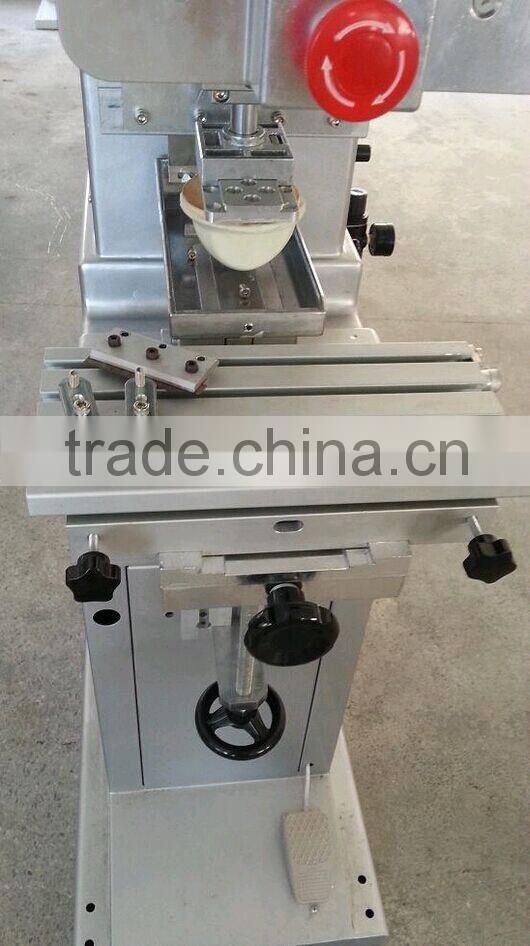 GW-MINI/B Series precision Pneumatic desktop single color printing memory card pad printing machine