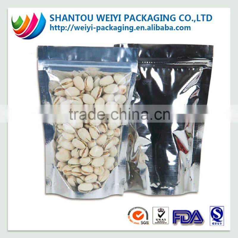High Quality foil zip lock bag stand up pouch with zipper