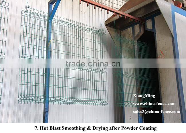 Powder Coated Metal Fence Steel Fencing Security Fences