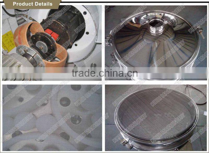 High Efficiency Foodstuff Vibrating Sifter Vibro Sifter Sieve Machine