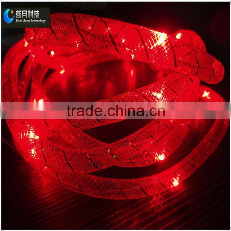 2015 hot selling product 2m 20 leds red rope light
