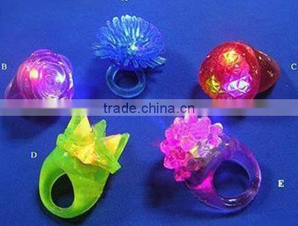 Flash Rings Strawberry Flashing Ring Rubber LED Glow Ring