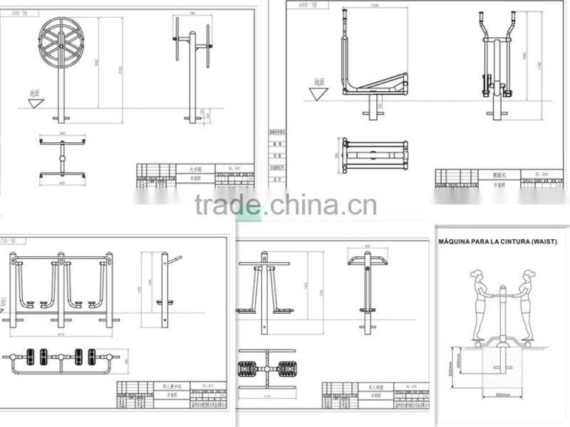 Pull Chair Outdoor Fitness Equipment on sale