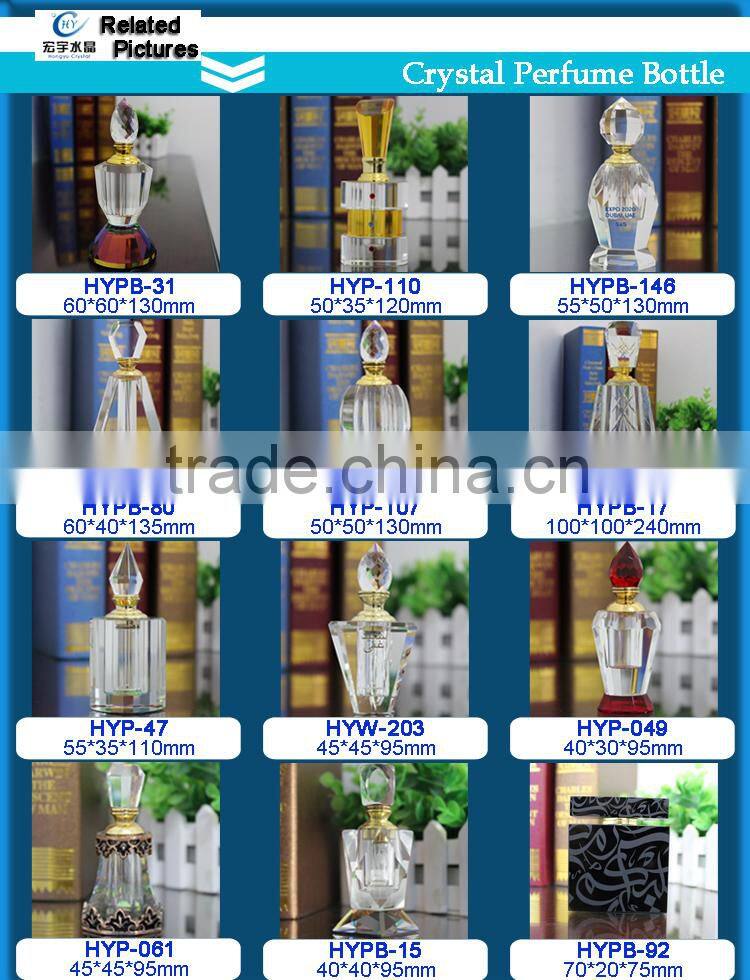 Red crystal small perfume bottles