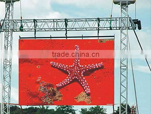 Portable aluminum cabin led display outdoor rental P8mm full color