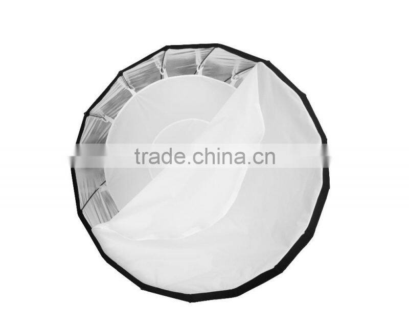 CONONMARK 120CM parabolic Softbox for photolight with mount comet