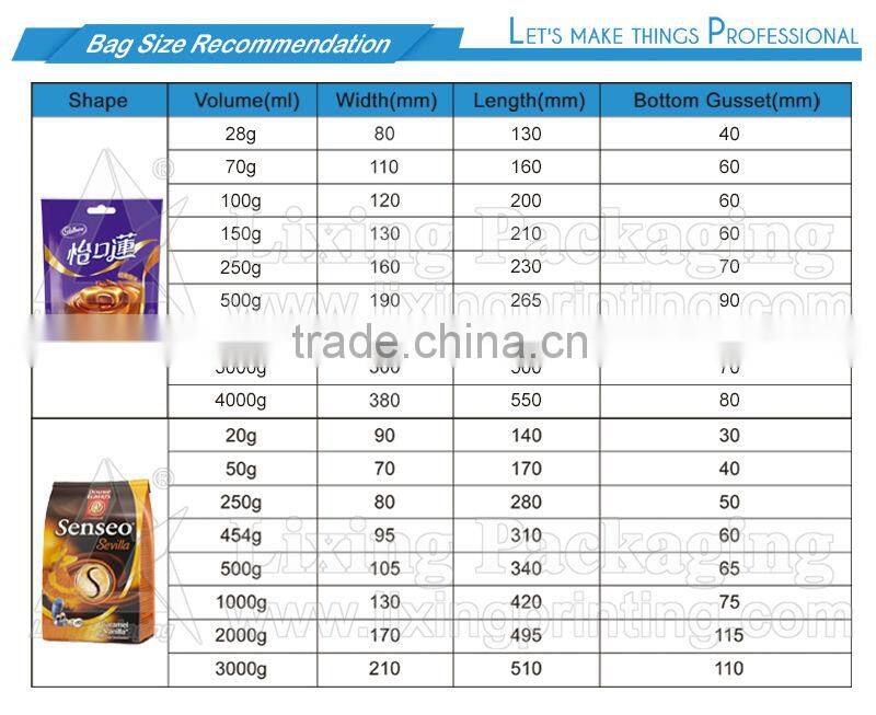 LIXING PACKAGING wheat flour powder packaging bags