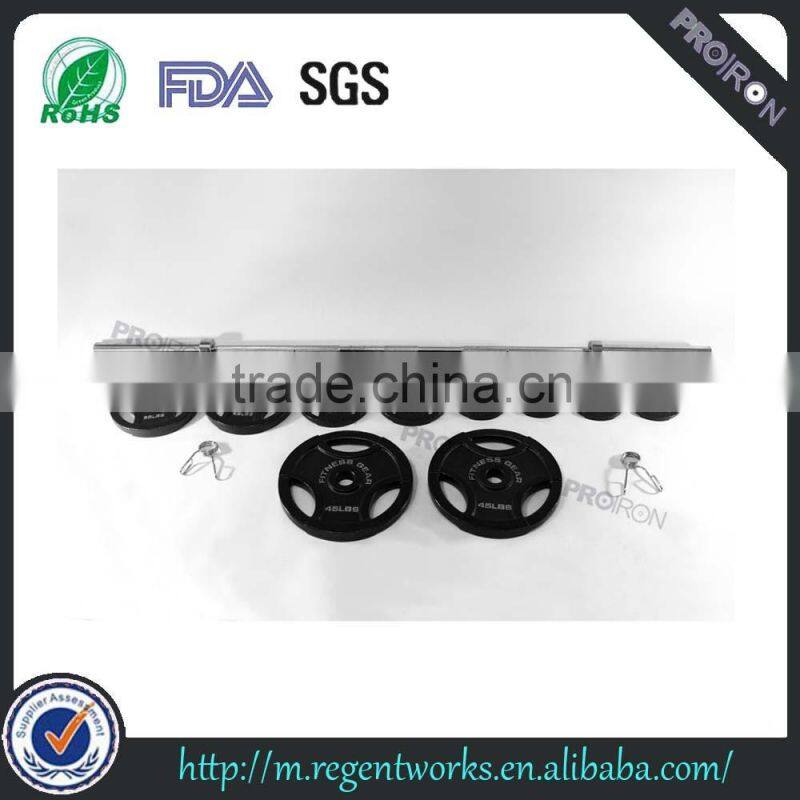 60" Threaded Regular weight barbell bar set