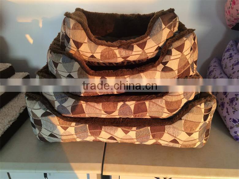 Different size pet dog bed, popular pet accessories with printing pattern