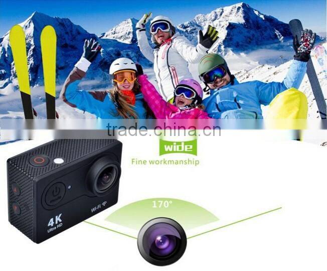 4K 30fps action camera sport cam mini Vedio camera 1080P Ultra HD 170 HD Wide Angle Fish-eye Lens