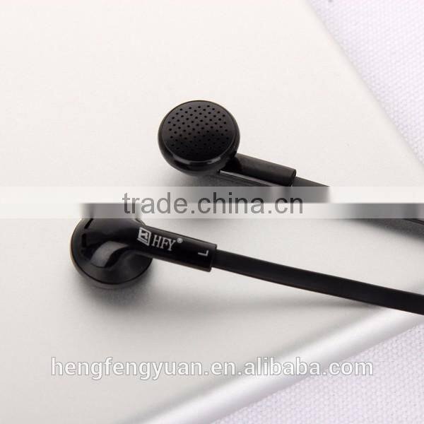 Private logo wired earphones music stereo for mobile phone/pc white color plastic headsets/headphone
