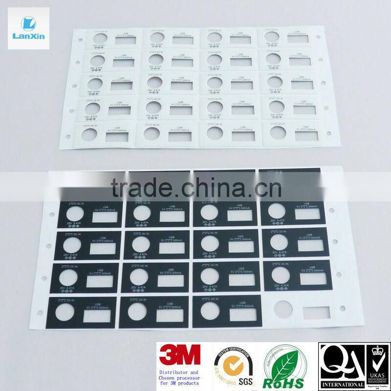 Die cut plastic PP sticker