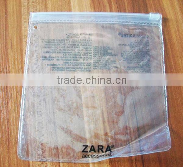 pvc packing bag with button bra packing bags