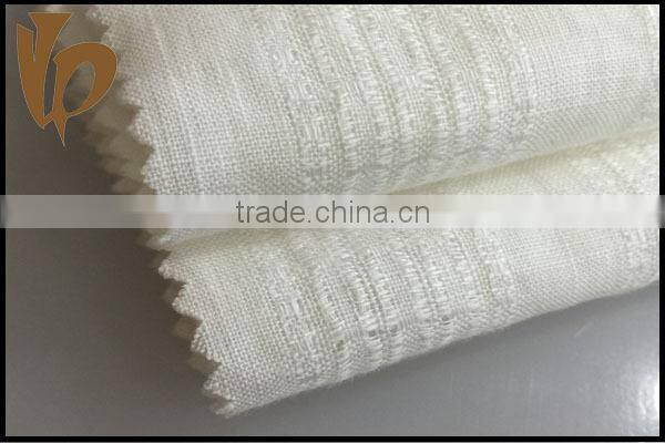 pure linen half-bleached fabric for wholesale