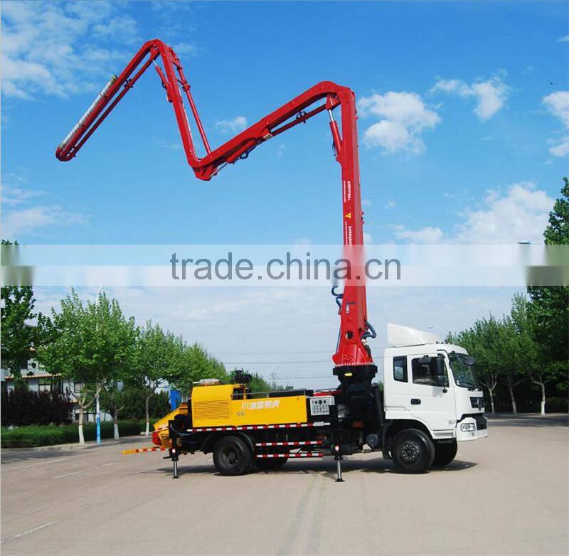 Truck-mounted concrete pump 48m,long pump truck mouted
