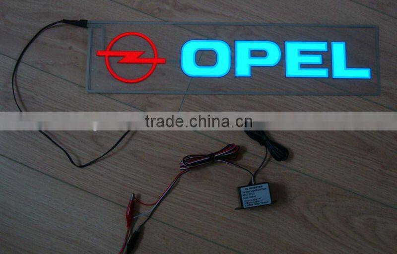 400mmX100mm EL flash car sticker,EL flashing sticker,equalizer el car sticker
