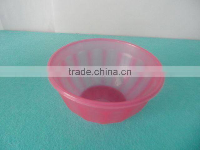 Factory direct circular plastic bowl