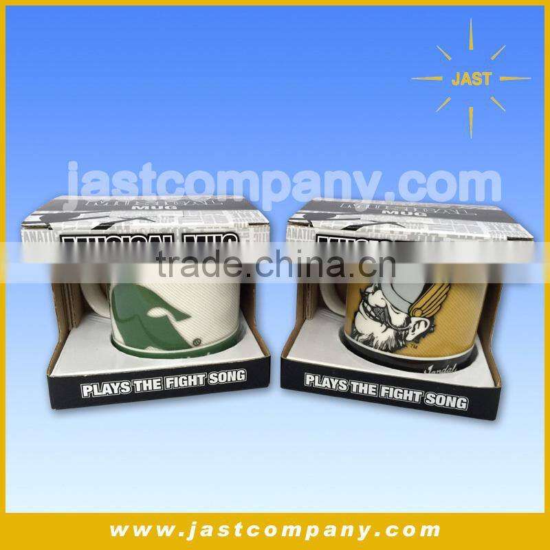 Club Logo Printed Musical Ceramic Sublimation Mug