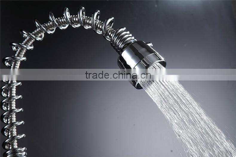 chrome surface pull up brass faucet kitchen sink faucet mixer