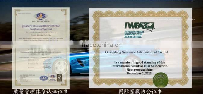 High quality car exterior accessories UV blocking adhesive static cling window film