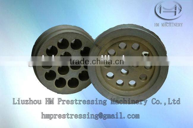 round 13-hole galvanized prestressed tooling anchorage