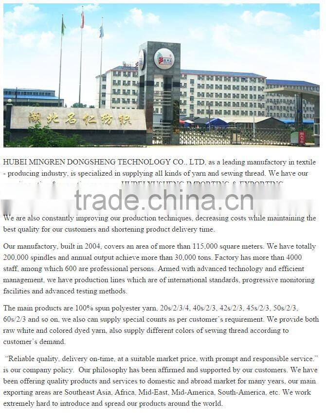 SPUN polyester sewing threads( 40/2 4000Y)