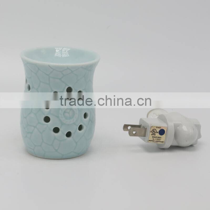 Fashion Cute White Wall Decoration Ceramics Turtle Night Light