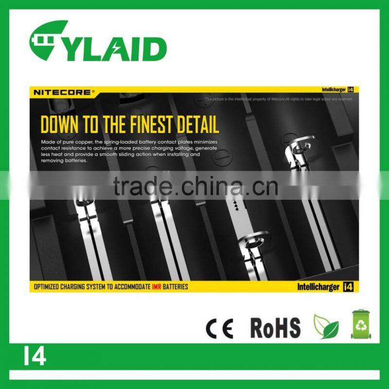 free samples and free shipping Nitecore i4 Intellicharge Universal Battery Charger Microcomputer cell charger