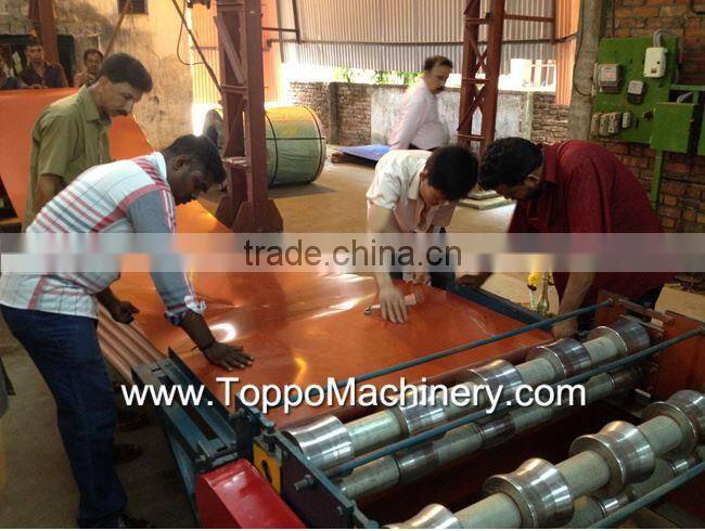 European Style Aluzinc Roofing Machine With New Technology