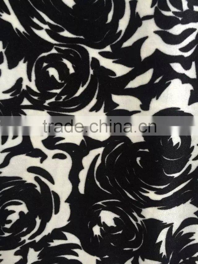 Good Quality Fabric Korea Spun Print Velvet for Lelenga Choli