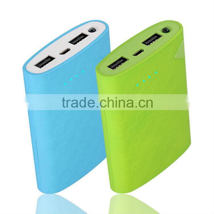 hot sale in america market oem plastic dual USB definition power bank for xiaomi